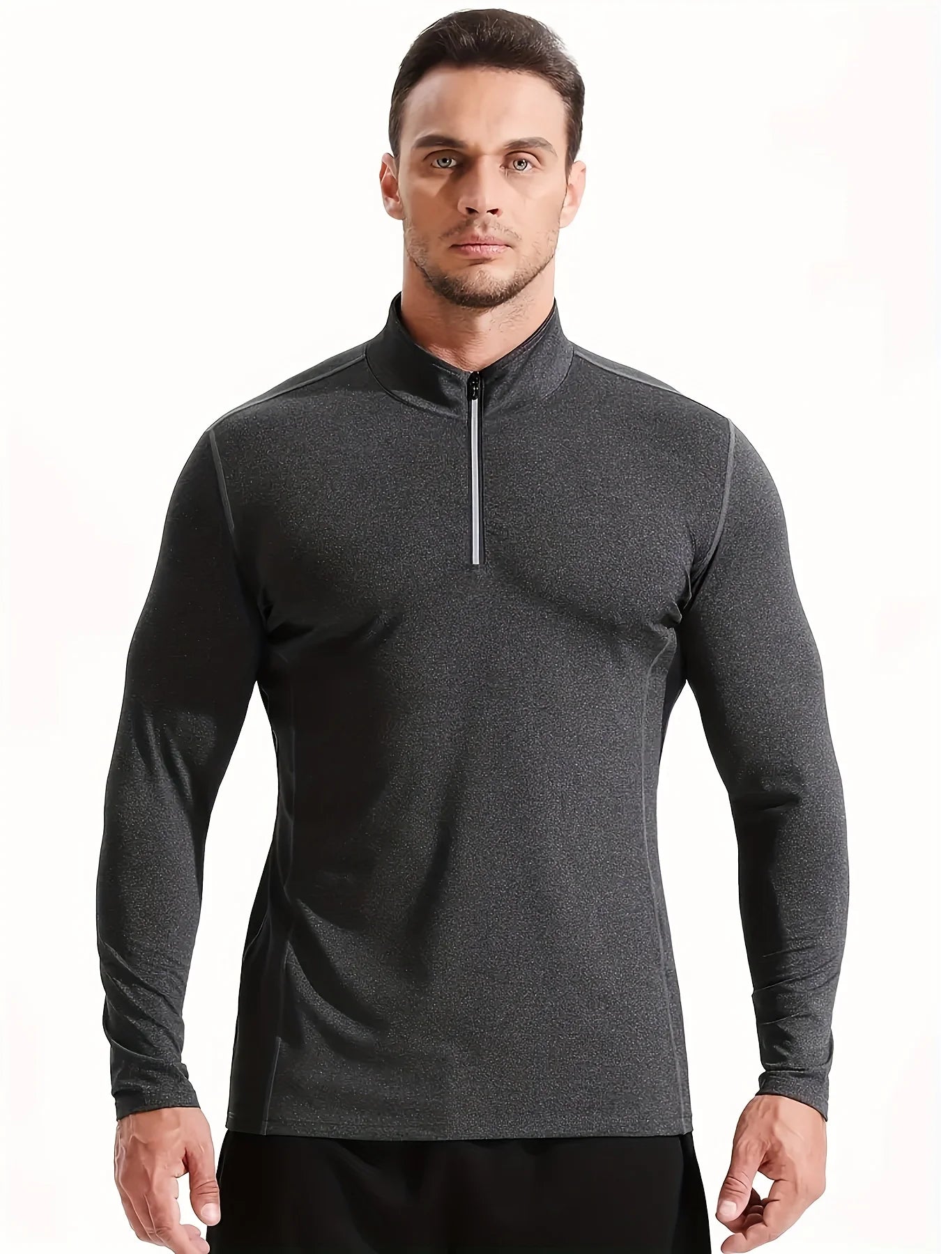 Men's Moisture-Wicking Long Sleeve Sports Sweatshirt