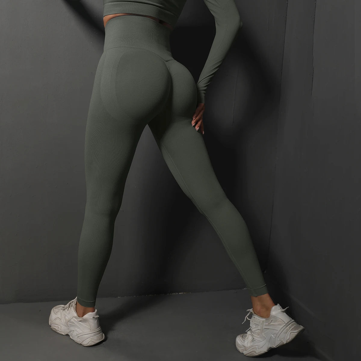 Women's Seamless Booty-Lifting Gym Leggings
