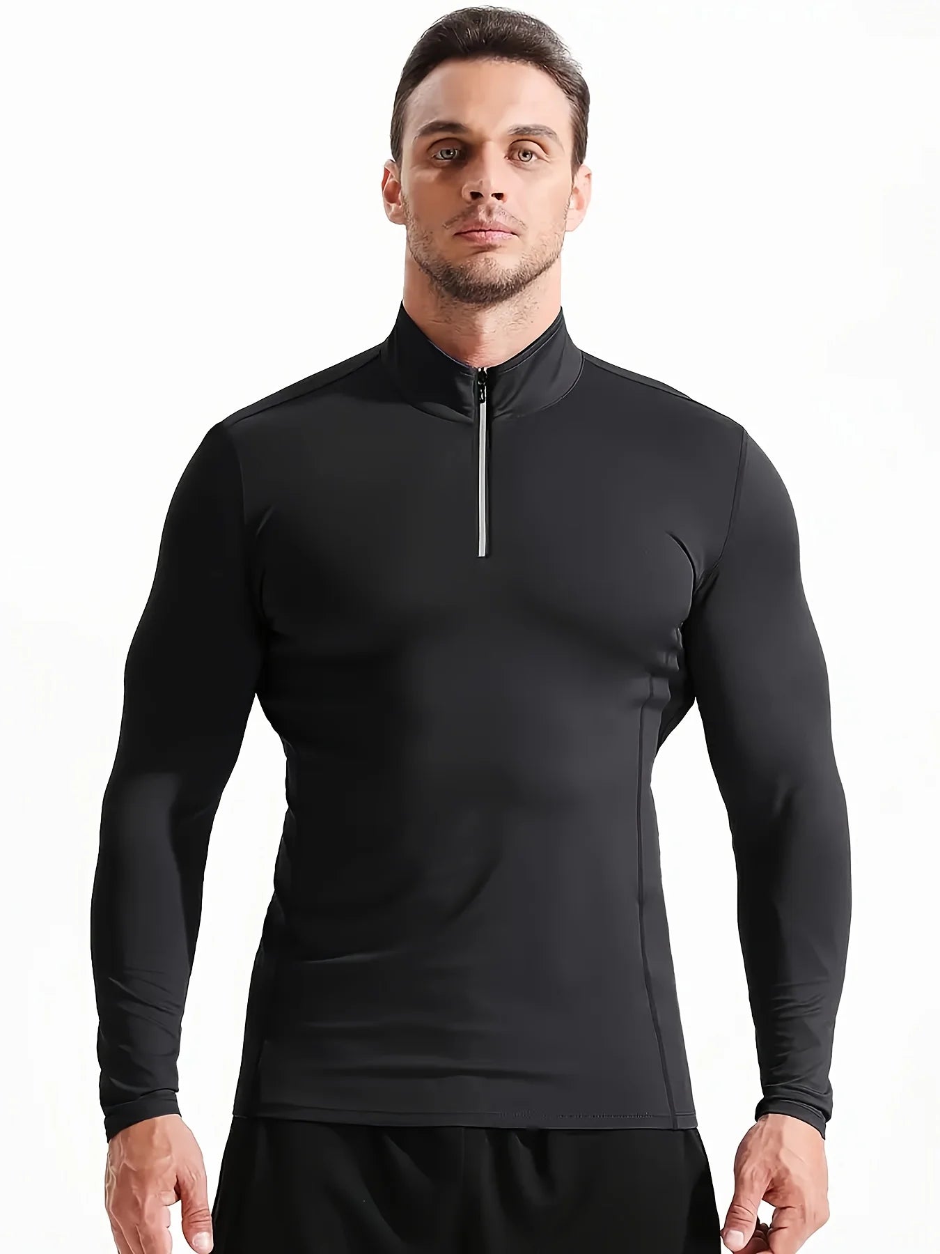 Men's Moisture-Wicking Long Sleeve Sports Sweatshirt