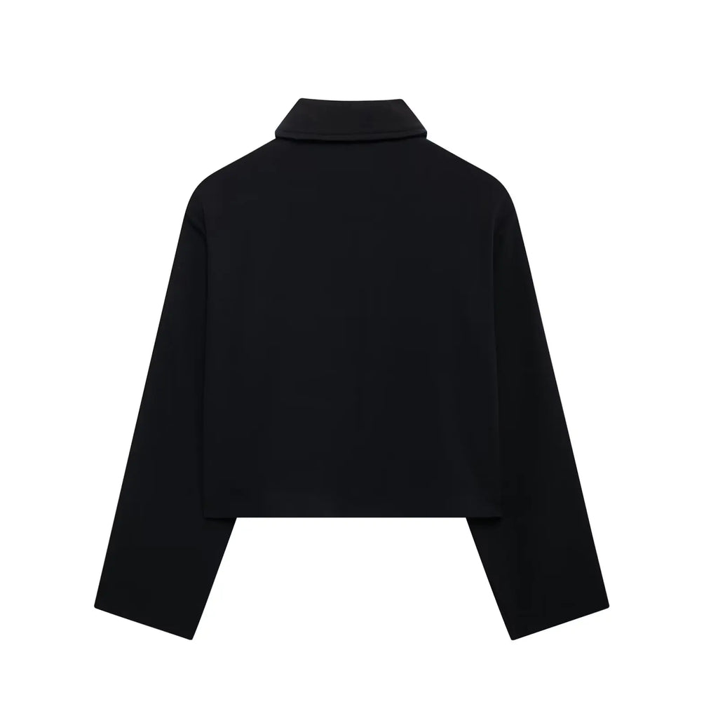 HH Women Casual Sports Suit Fashion Side Stripe Lapel Long Sleeve Zipper Jacket Female Chic Elastic Waist Wide Leg Pants
