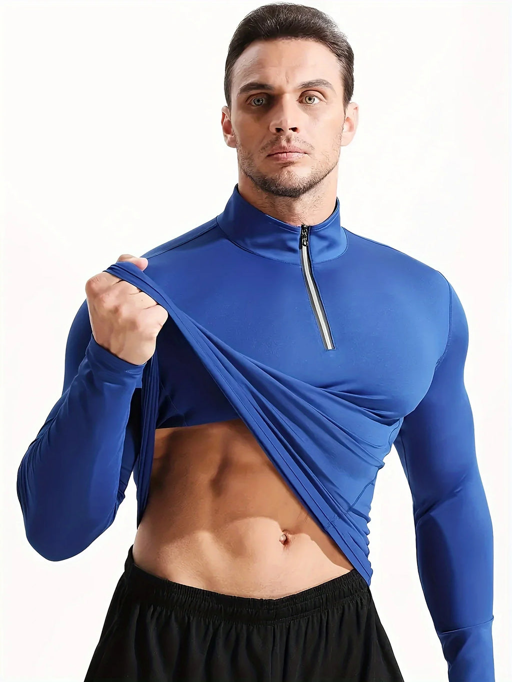 Men's Moisture-Wicking Long Sleeve Sports Sweatshirt