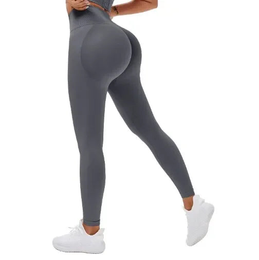 Women's Seamless Knitted High-Waist Yoga Pants