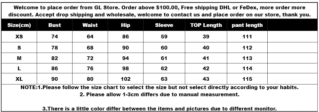 CM.YAYA Women's Set Long Sleeve Striped Crop T-shirt + Flare Pants Active Fitness Streetwear Two 2 Piece Sets Outfits Tracksuit