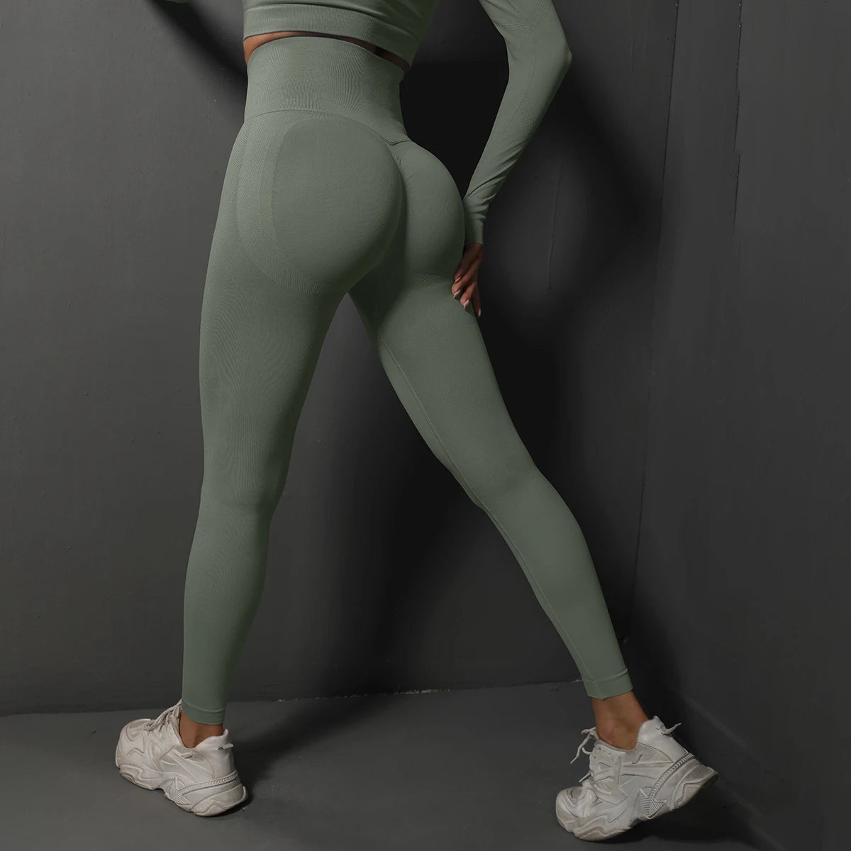 Women's Seamless Booty-Lifting Gym Leggings