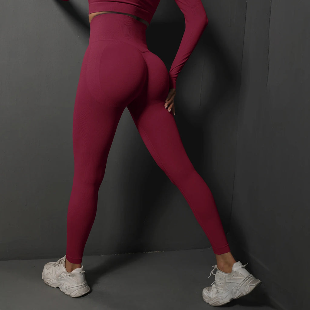 Women's Seamless Booty-Lifting Gym Leggings