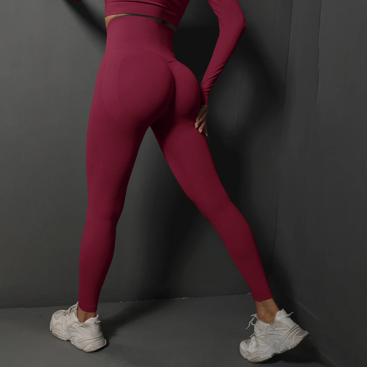 Women's Seamless Booty-Lifting Gym Leggings