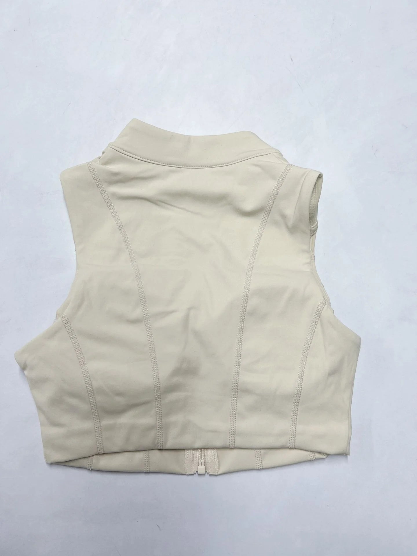 Zipper Sports Underwear Removable Chest Pad Gathering Breathable I-shaped Vest Fitness Running Outside Yoga Bra Gym Leggings