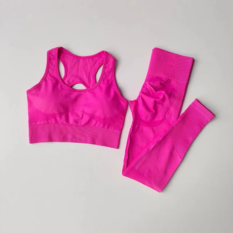 Women's Seamless Yoga Set — Sports Bra & Leggings